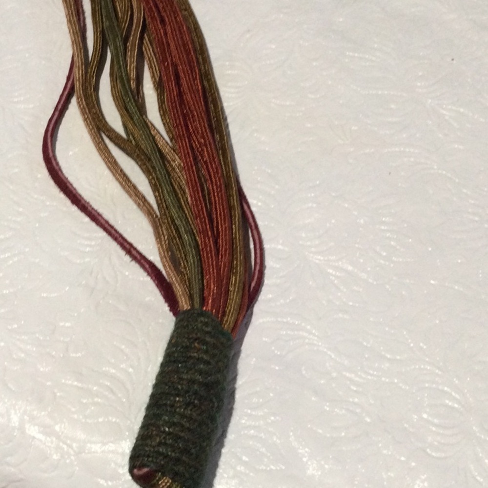 Unbranded Multi-Strand, Multi-Color Knot Belt - Picture 8 of 14